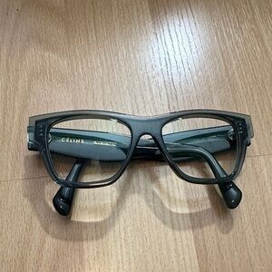 Celine Dark Green/Gray Eyeglasses